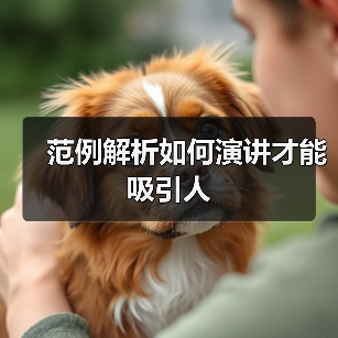范例解析如何演讲才能吸引人（图1）