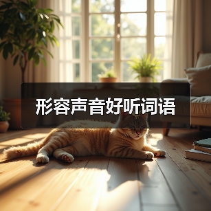 形容声音好听词语（图3）
