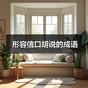 形容信口胡说的成语（图4）
