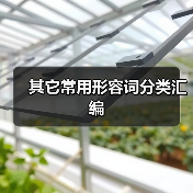 其它常用形容词分类汇编（图4）