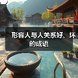 形容人与人关系好、坏的成语（图2）