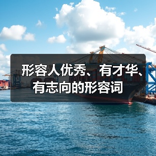 形容人优秀、有才华、有志向的形容词（图2）