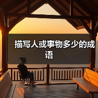 描写人或事物多少的成语（图4）