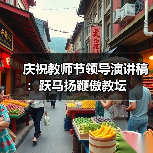 庆祝教师节领导演讲稿：跃马扬鞭傲教坛（图3）
