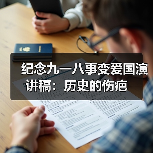 纪念九一八事变爱国演讲稿：历史的伤疤（图2）