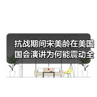 抗战期间宋美龄在美国国会演讲为何能震动全美?(图1) 抗战期间宋美龄在美国国会演讲为何能震动全美?(图1)