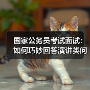 国家公务员考试面试：如何巧妙回答演讲类问题（图1）