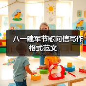 八一建军节慰问信写作格式范文（图2）