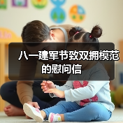 八一建军节致双拥模范的慰问信（图1）
