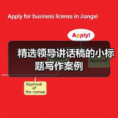 精选领导讲话稿的小标题写作案例（图4）