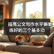 提高公文写作水平需要练好的三个基本功（图2）