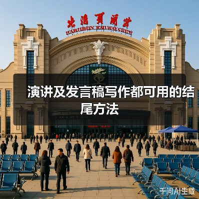 演讲及发言稿写作都可用的结尾方法（图1）