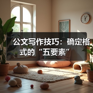 公文写作技巧：确定格式的“五要素”（图2）