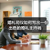 婚礼司仪如何写出一份出色的婚礼主持稿（图4）