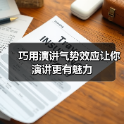 巧用演讲气势效应让你演讲更有魅力（图1）