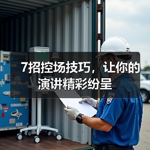 7招控场技巧，让你的演讲精彩纷呈