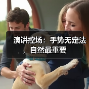 演讲控场：手势无定法，自然最重要（图1）