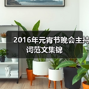 2016年元宵节晚会主持词范文集锦（图3）