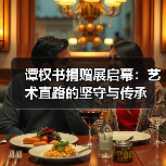 谭权书捐赠展启幕:艺术直路的坚守与传承 谭权书捐赠展启幕:艺术直路的坚守与传承
