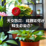 天女散花:戏剧如何诠释生命姿态?(图1) 天女散花:戏剧如何诠释生命姿态?(图1)