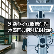 沈勤叁拾年隐居创作:水墨画如何对抗时代的审美崩塌(图1) 沈勤叁拾年隐居创作:水墨画如何对抗时代的审美崩塌(图1)