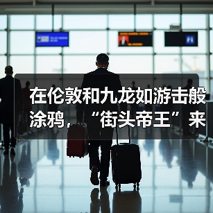 在伦敦和九龙如游击般涂鸦,“街头帝王”来到香港艺术市场(图3) 在伦敦和九龙如游击般涂鸦,“街头帝王”来到香港艺术市场(图3)