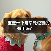 宝宝十个月早教歌真的有用吗?(图4) 宝宝十个月早教歌真的有用吗?(图4)