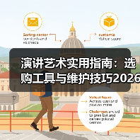演讲艺术实用指南:选购工具与维护技巧2026(图1) 演讲艺术实用指南:选购工具与维护技巧2026(图1)